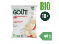 GOOD GOUT BIO Mini rýžové koláčky s jablky 40 g