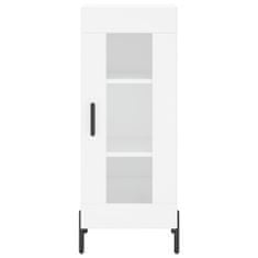 Vidaxl Skříň highboard bílá 34,5 x 34 x 180 cm kompozitní dřevo