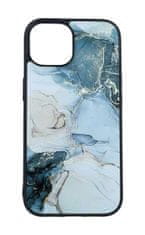 TopQ Kryt Marble iPhone 15 pevný Smoky Color 105202