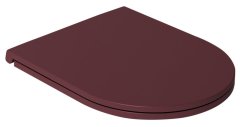 ISVEA INFINITY WC sedátko, SLIM, odnímatelné, Soft Close, maroon red 40KF0543I-S - Isvea