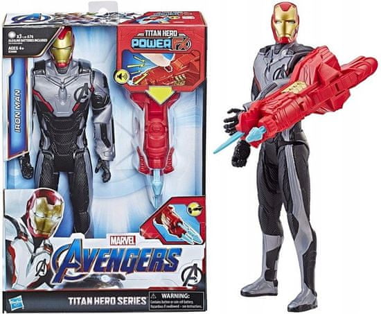 Avengers Iron Man 30 cm Figurka s přislušenstvím Power FX od Hasbro))