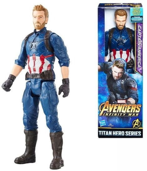 Avengers Kapitán Amerika John Walker Titan Hero Figurka 30 cm Hasbro Avengers))