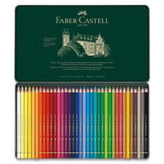 Faber-Castell Pastelky Polychromos 110036 plechová krabička, 36 barev