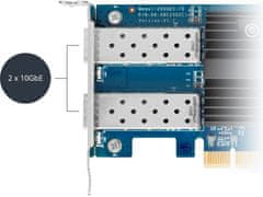 Synology E10G21-F2 Vysokorychlostní prídavná karta se dvema porty 10GbE SFP+ pro NAS