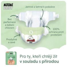 MUUMI BABY 5 Maxi+ 10-16 kg (132 ks), měsíční balení eko plen