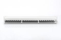 Digitus CAT 6A Patch Panel, stíněný, 1U, 24 portů, 8P8C, šedý, 483 mm (19 ")