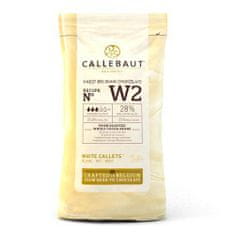 Callebaut W2 28% bílá čokoláda pecky 1 kg