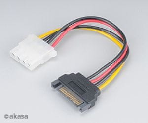 Molex Adaptér SATA na 4pin - 15 cm 2 ks