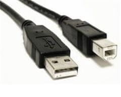 Akyga kabel USB A-B 3.0m/černá