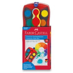 Faber-Castell Vodové barvy Connector 12 barev, průměr 30 mm