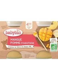 Babybio Příkrm jablko mango 2x 130 g