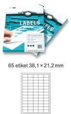 Europapier LINE Samolepicí etikety 100 listů ( 65 etiket 38,1 x 21,2 mm)