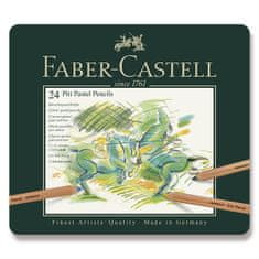 Faber-Castell Umělecké pastely Pitt Pastel plechová krabička, 24 barev