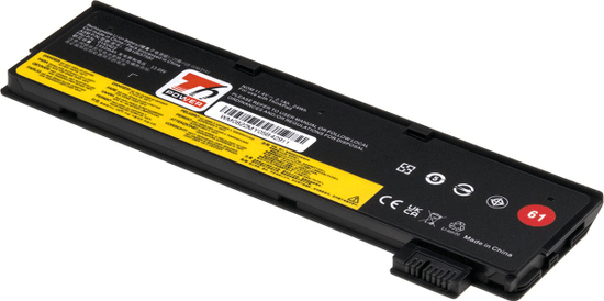 T6 power Baterie Lenovo ThinkPad T470, T480, T570, T580, 2100mAh, 24Wh, 3cell