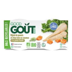 2x GOOD GOUT BIO Losos s kapustou a pastinákem 190 g