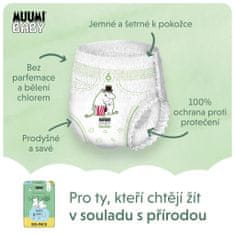 MUUMI BABY Pants 6 Junior 12-20 kg (52 ks), kalhotkové eko pleny