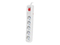 Armac SURGE PROTECTOR ARC5 3M 5X FRENCH OUTLETS GREY