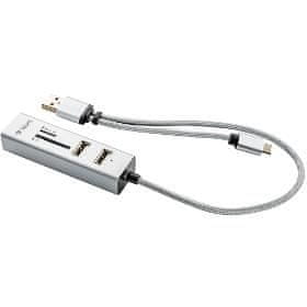 Yenkee YHC 103SR USB C OTG HUB+čtečka