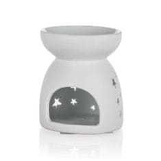 Lampa aroma porcelán 9cm HVĚZDY