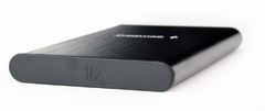 Gembird Externí box pro 2,5" disky, USB 3.1, Type-C, broušený hliník, černý