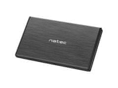 Natec Externí box pro HDD 2,5" USB 2.0 Rhino, černý