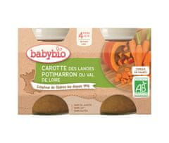 Babybio Příkrm mrkev dýně 2x 130 g