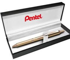 Pentel Pero gelové EnerGel BL407 - zlaté 0,7mm v dárkové krabičce