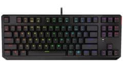 Endorfy herní klávesnice Thock TKL Kailh BR RGB /USB/ brown sw. / drátová / mechanická / US layout / černá RGB