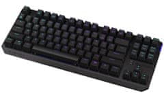 Endorfy herní klávesnice Thock TKL Wireless Red / RGB / red sw. / bezdrátová / mechanická / US layout / černá