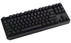 Endorfy herní klávesnice Thock TKL Wireless Red / RGB / red sw. / bezdrátová / mechanická / US layout / černá