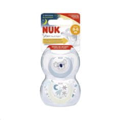 Nuk Dudlík Star Den & Noc, SI,V1 (0-6m.) 2 ks box kluk