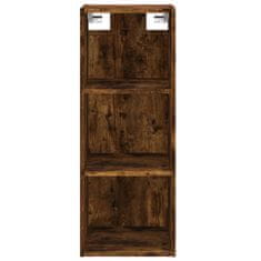 Vidaxl Skříň highboard kouřový dub 34,5 x 34 x 180 cm kompozitní dřevo