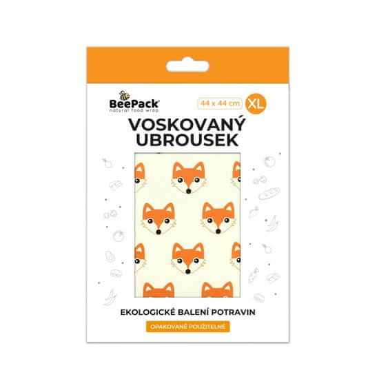 BeePack Voskovaný ubrousek LIŠKY vel. XL