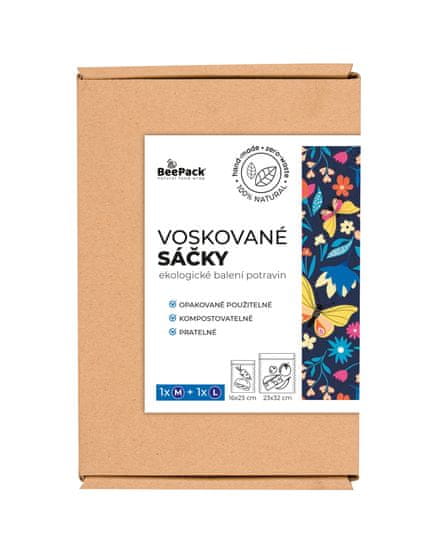 BeePack Set voskových sáčků Beepack - NOČNÍ LES - M+L