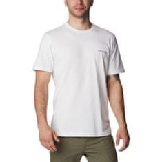 Columbia Tričko bílé M Rapid Ridge Back Graphic Tee Ii