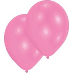 Amscan Latexové balónky růžové 10ks 27,5cm -