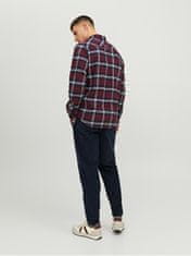 Jack&Jones Pánská košile JJPLAIN Slim Fit 12237039 Port Royale (Velikost XL)