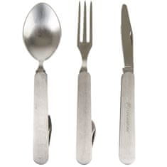 Lifeventure Příbor Lifeventure Knife Fork Spoon Set - Folding