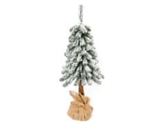 NOHEL GARDEN Stromek SMRK umělý vánoční zasněžený na dřevěném kmeni 50cm