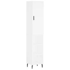 Vidaxl Skříň highboard bílá 34,5 x 34 x 180 cm kompozitní dřevo