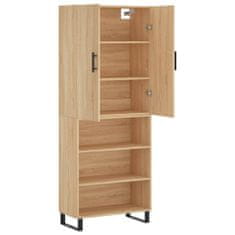 Vidaxl Skříň highboard dub sonoma 69,5 x 34 x 180 cm kompozitní dřevo