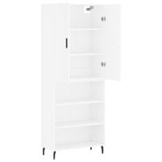 Vidaxl Skříň highboard bílá 69,5 x 34 x 180 cm kompozitní dřevo