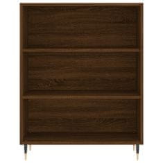 Vidaxl Skříň highboard hnědý dub 69,5 x 34 x 180 cm kompozitní dřevo