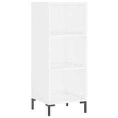 Greatstore Skříň highboard bílá 34,5 x 34 x 180 cm kompozitní dřevo