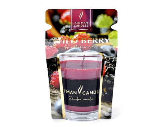 Ceramicus Svíčka ve skle FOR YOU Wild berry vonná 130g