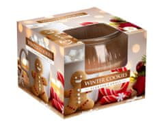 Bispol Svíčka ve skle WINTER COOKIES vonná 80g