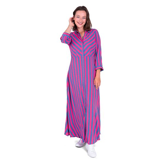 Y.A.S Dámské šaty YASSAVANNA Loose Fit 26022663 Fuchsia Purple