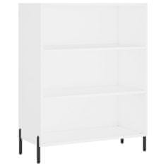 Greatstore Skříň highboard bílá 69,5 x 34 x 180 cm kompozitní dřevo