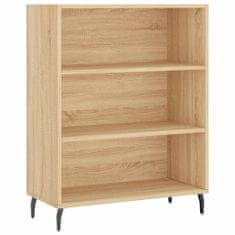 Greatstore Skříň highboard dub sonoma 69,5 x 34 x 180 cm kompozitní dřevo