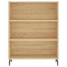 Greatstore Skříň highboard dub sonoma 69,5 x 34 x 180 cm kompozitní dřevo